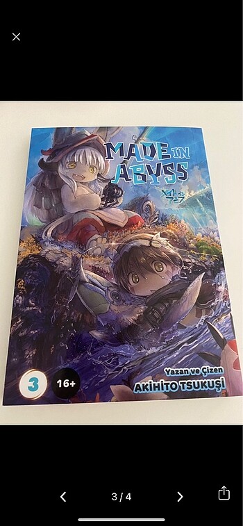  Beden Made in abyss manga 4 cilt birden