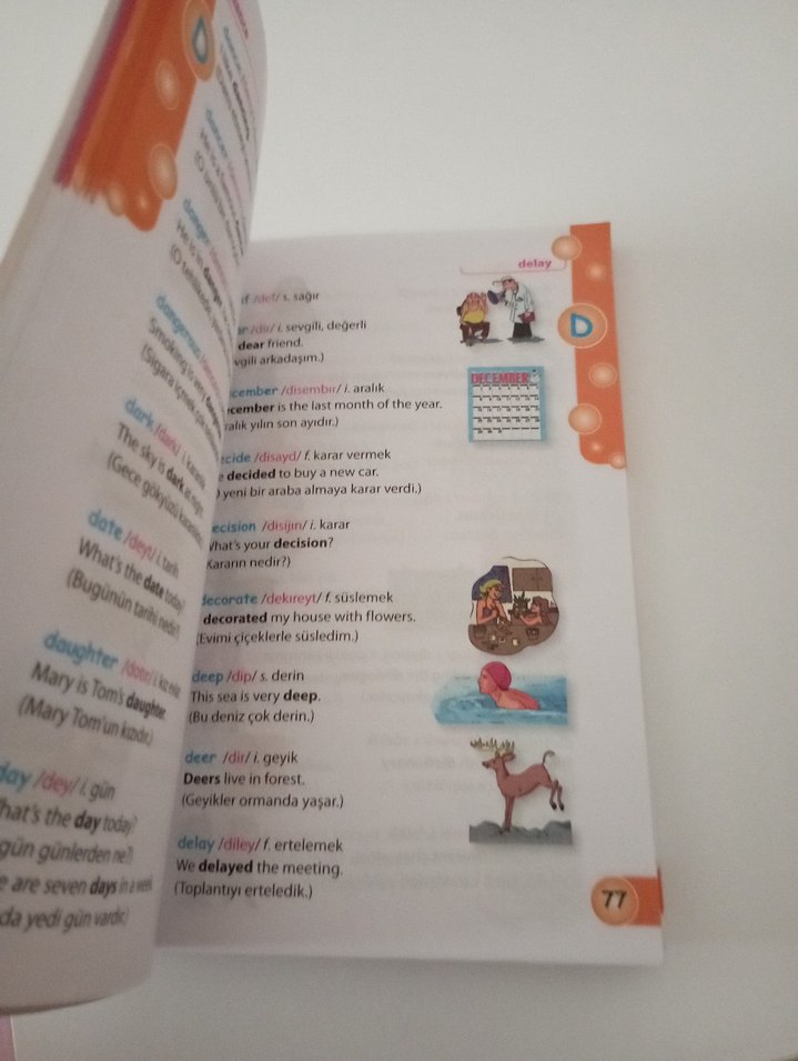 İlköğretim İngilizce-Türkçe Resimli Sözlük - Görsel 2