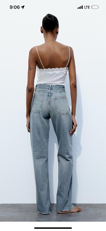 Zara Zara jean etiketli