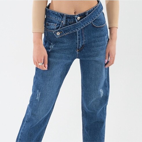 Etiketli Jean