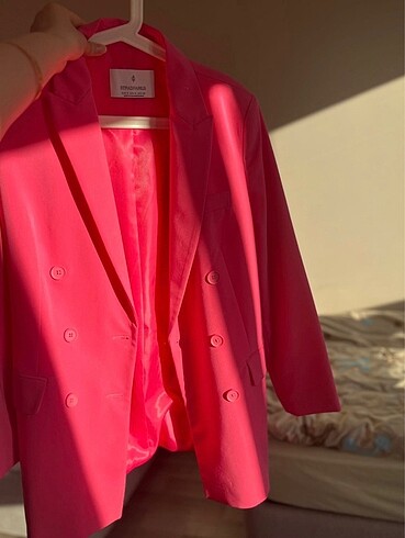 s Beden Pembe blazer ceket