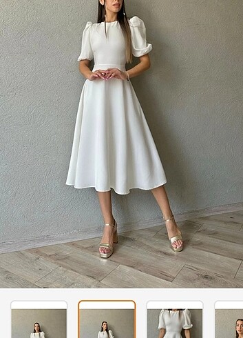 Bershka midi boy elbise