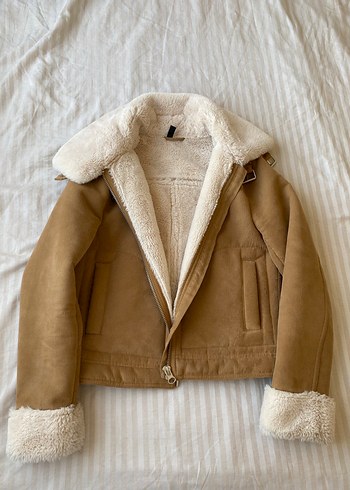 H&M H&M kürklü kaban
