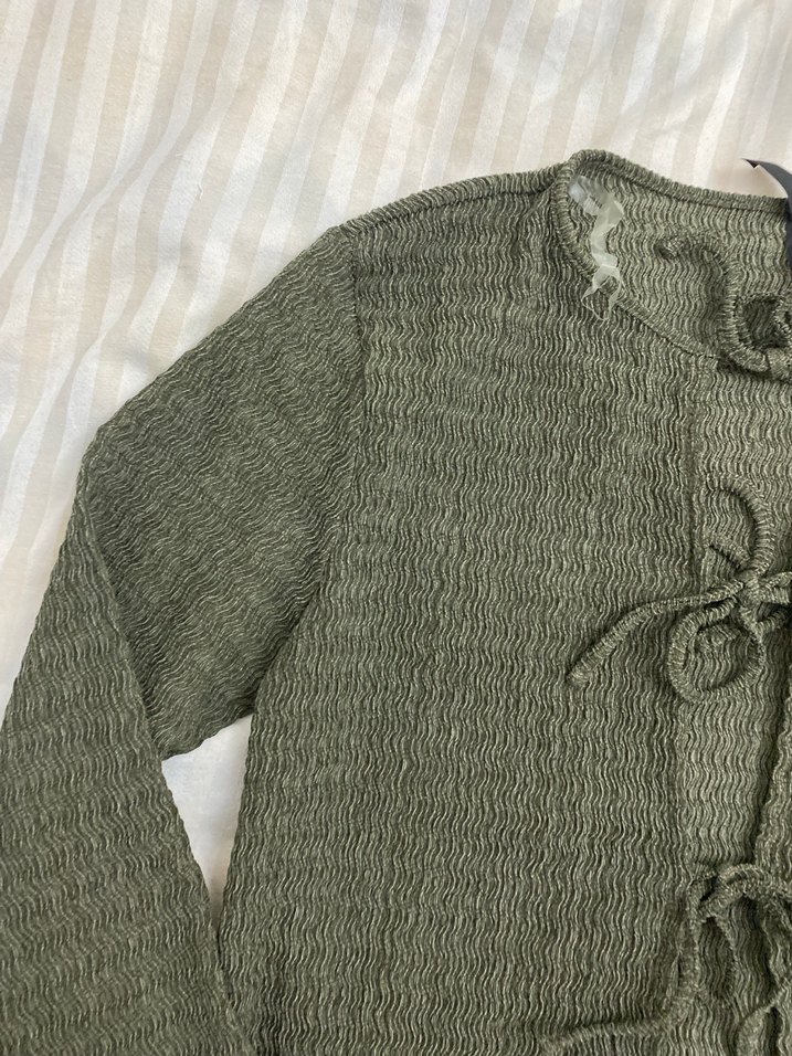 Defacto kurdelelı bluz - Görsel 2