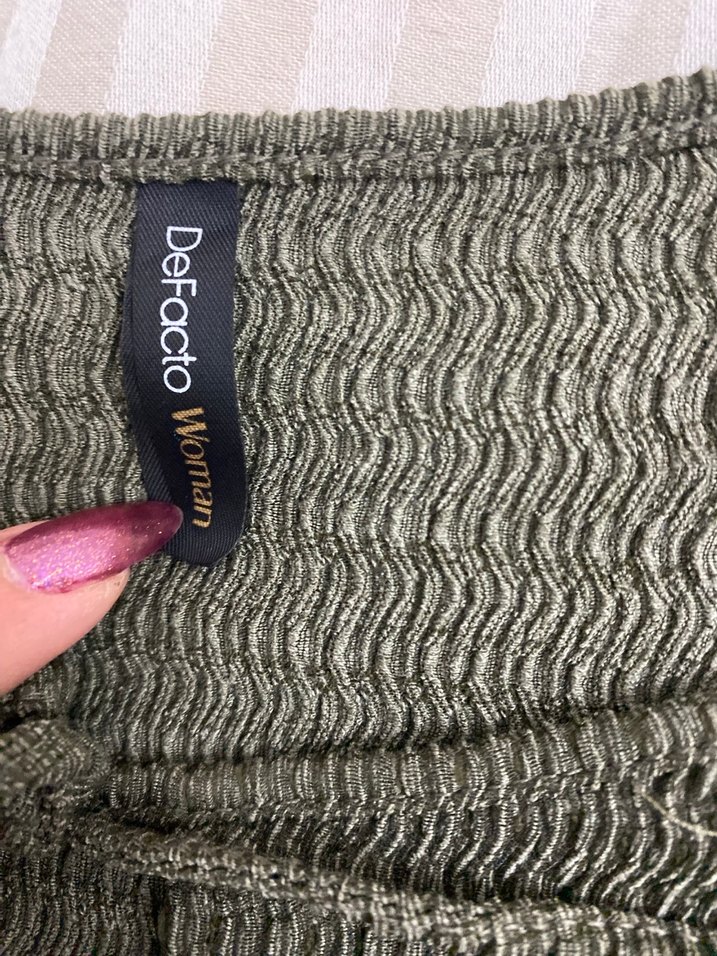 Defacto kurdelelı bluz - Görsel 4