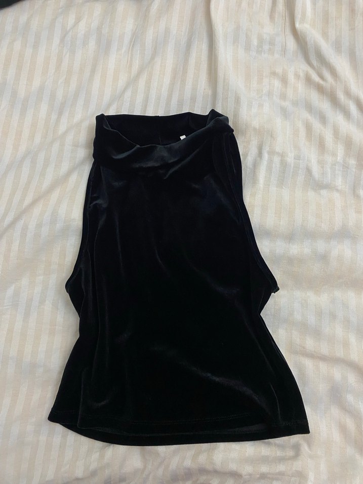 Kadife koton balıkçı yaka bluz - Görsel 5