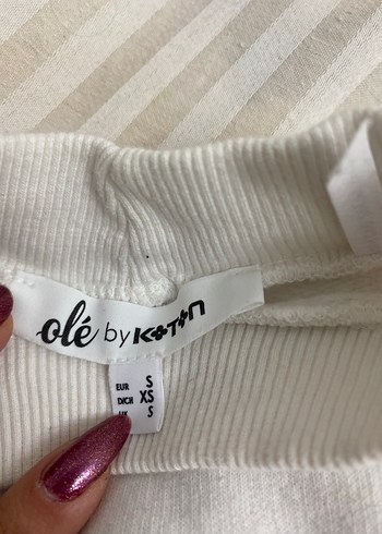 2 li koton crop sweatshirt - Görsel 9