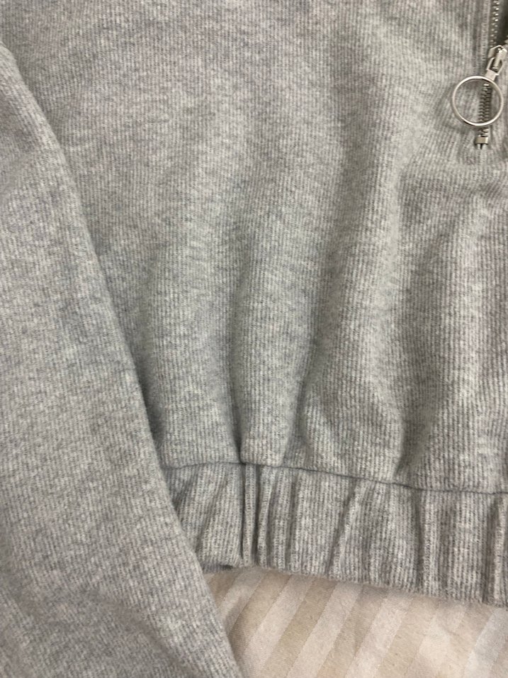 2 li koton crop sweatshirt - Görsel 4