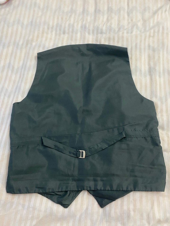 Ekoseli tuvit yelek - Görsel 4