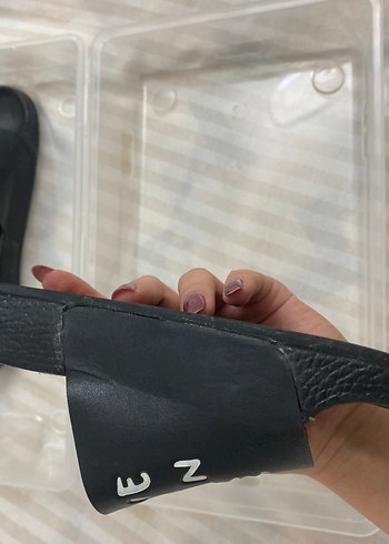 Kadın Siyah Platform Toka Detaylı Terlik - Görsel 4