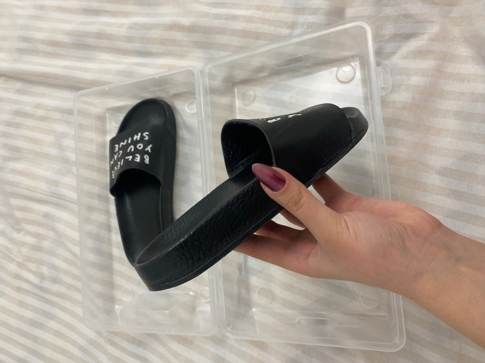 Kadın Siyah Platform Toka Detaylı Terlik - Görsel 5