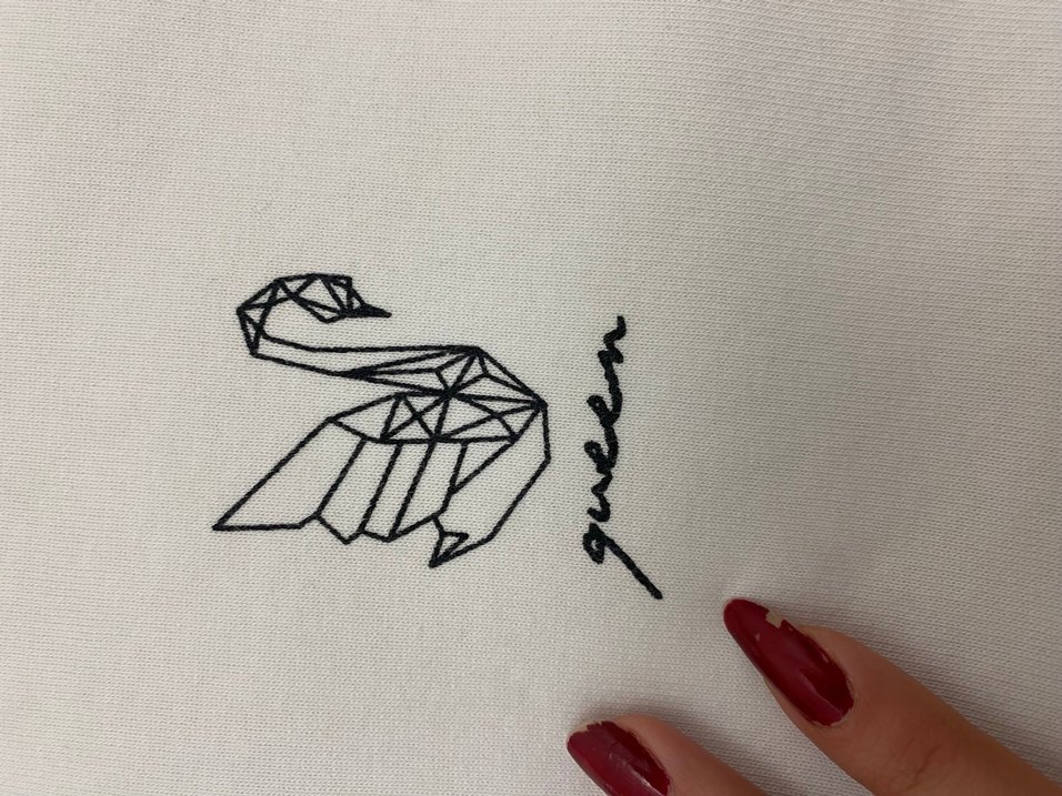 Koton kuğulu sweatshırt - Görsel 2