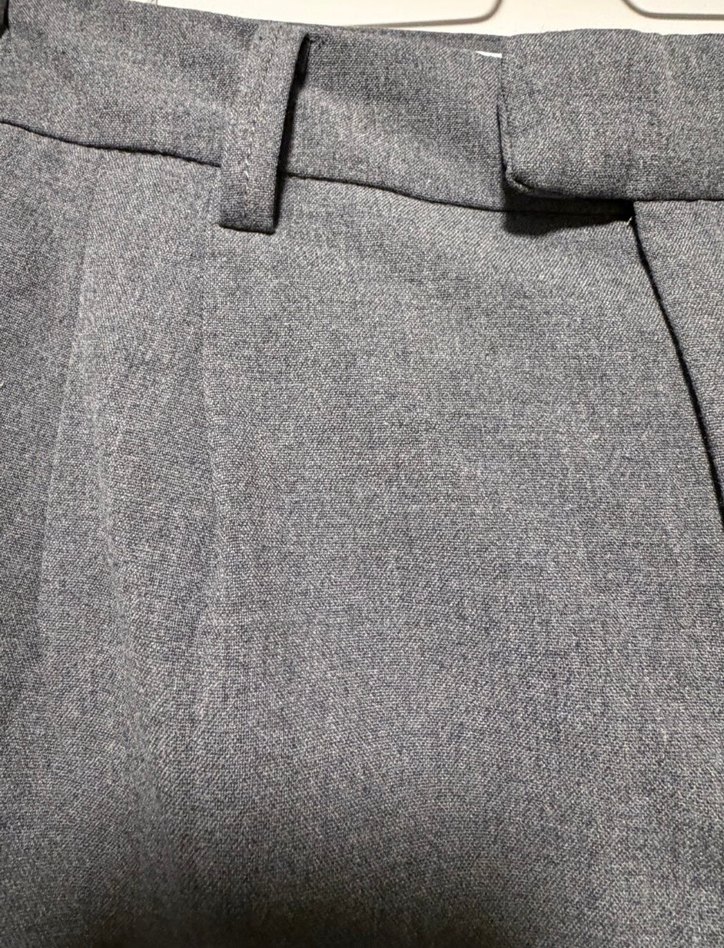 Bershka gri kumaş etek - Görsel 3