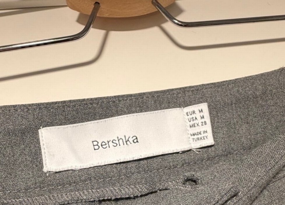 Bershka gri kumaş etek - Görsel 2