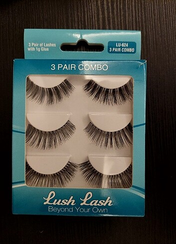 Lush Lash 3'lü Takma Kirpik