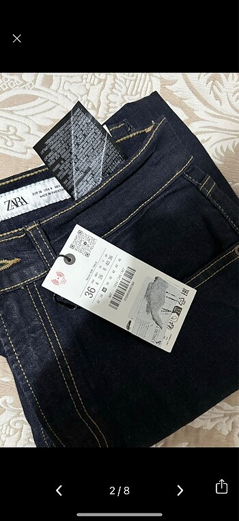 Zara Zara bootcut yüksek bel jean