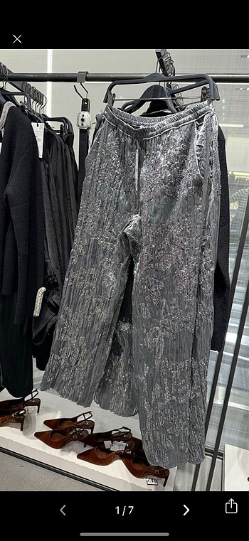 Zara pullu pantolon