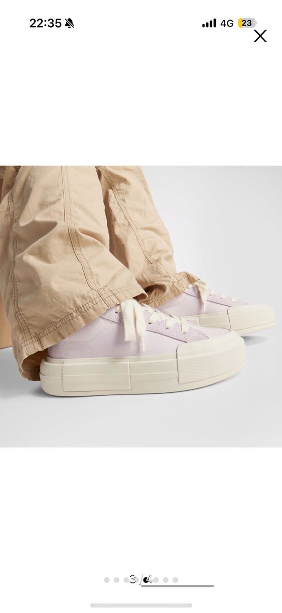 Pembe Platform Topuklu Kadın converse - Görsel 2