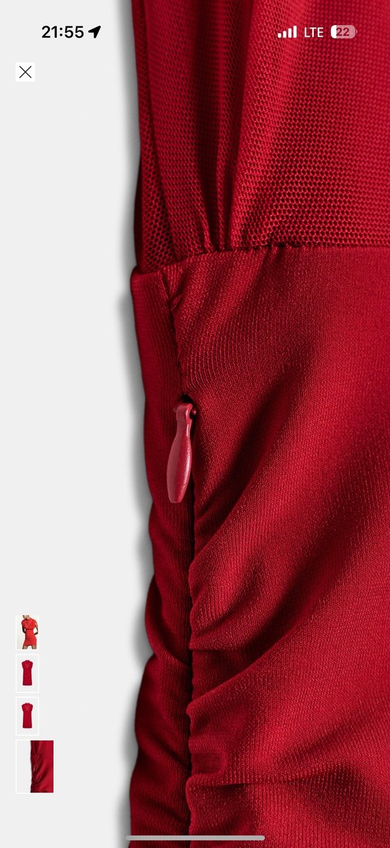 Zara kısa elbise - Görsel 5