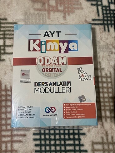 orbital ayt kimya fasikül seti