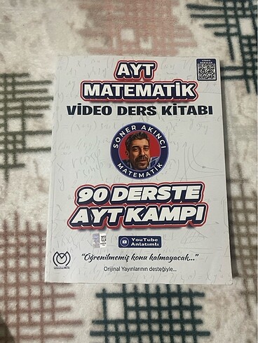 Orijinal ayt matematik video ders kitabı Soner akıncı