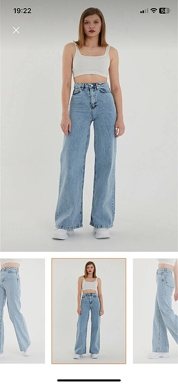 Addax Kadın Straight Jean 34 Beden