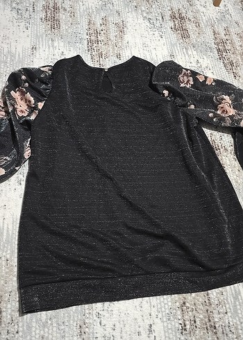 Büyük beden kadın şık bluz 52 beden - Görsel 2