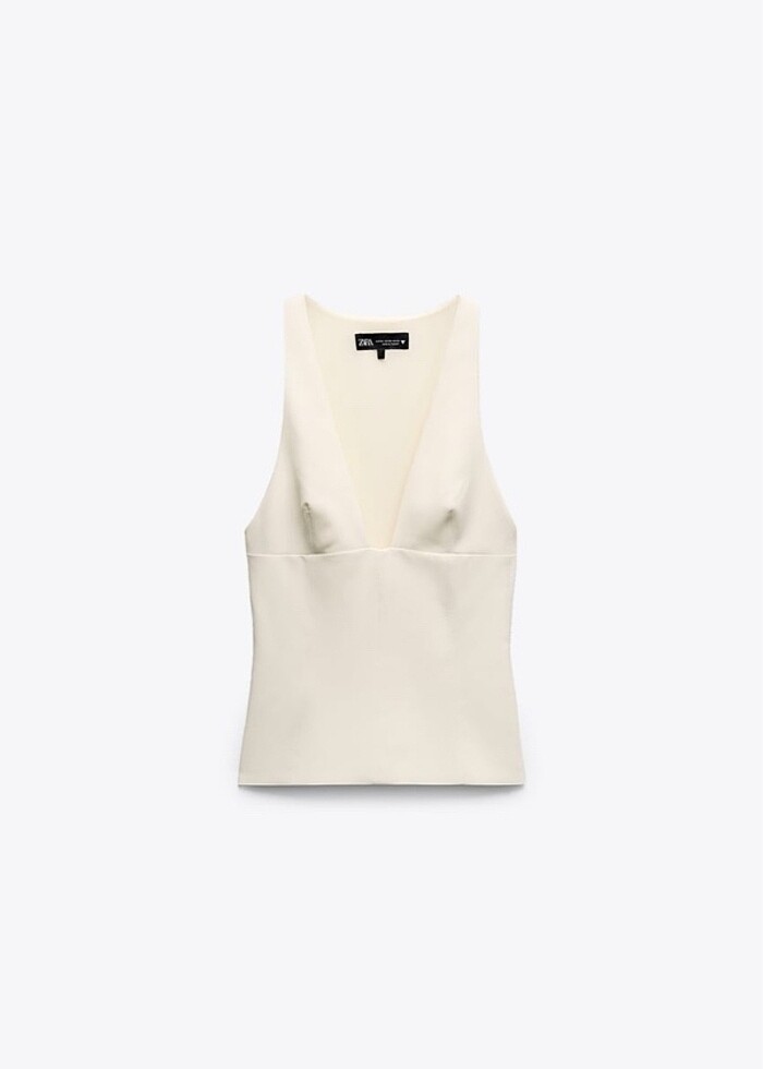 Zara Vücuda Oturan Streç Bluz - Görsel 3