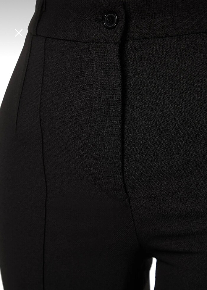 Siyah Yüksek Bel Pantolon - Görsel 5