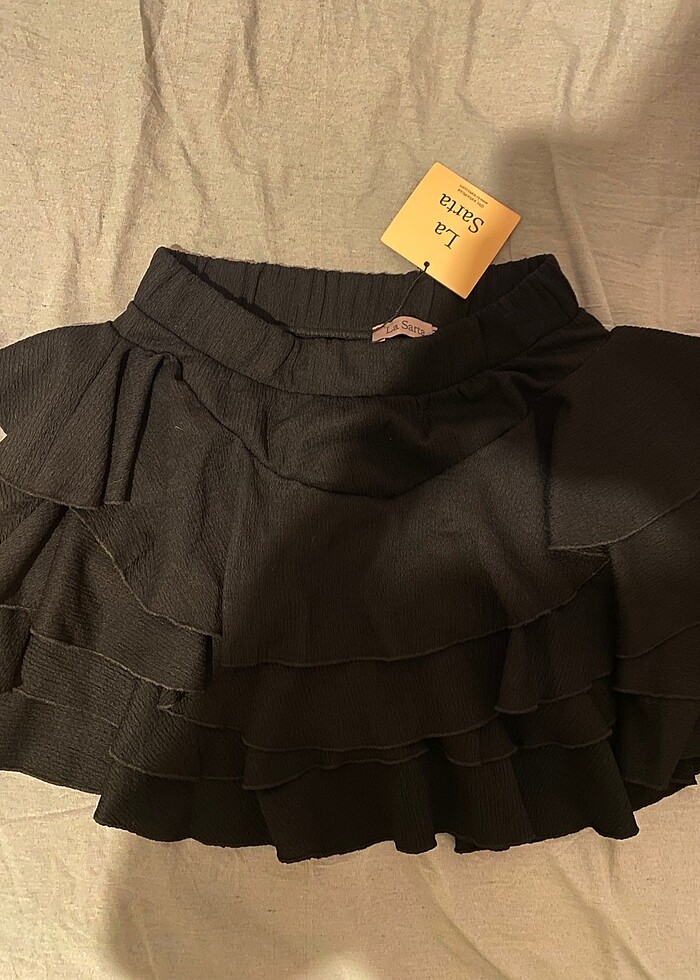 La Sarta Siyah Mykonos Etek - Görsel 2