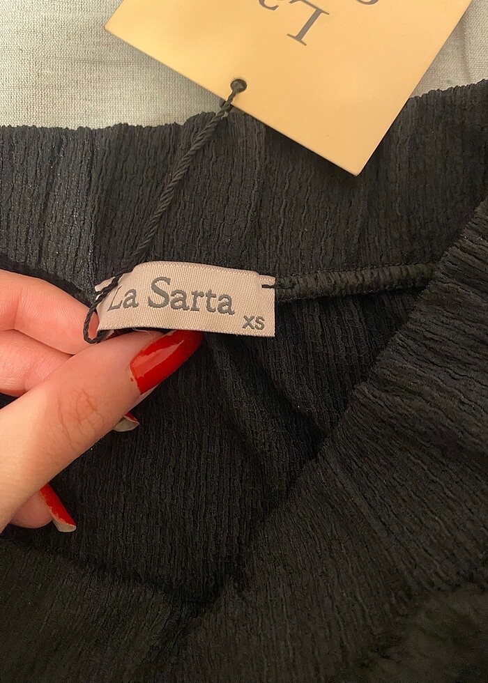 La Sarta Siyah Mykonos Etek - Görsel 3