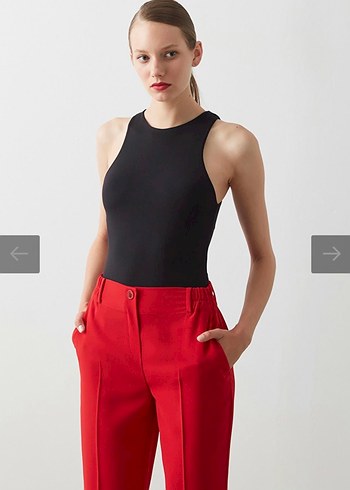 İpekyol Kırmızı Pantolon - Görsel 3