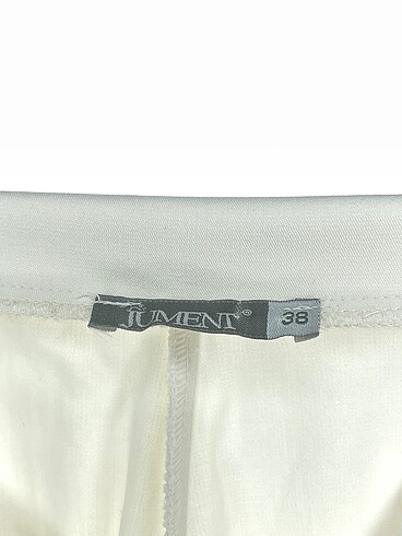 m Beden beyaz Renk Diğer Kumaş Pantolon %70 İndirimli.