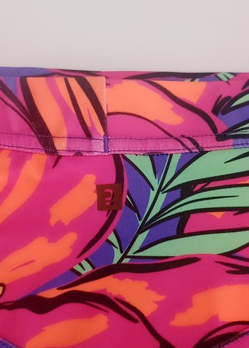s Beden çeşitli Renk Renkli Batik Desenli Kadın Bikini Altı
