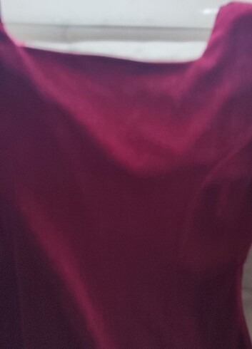 m Beden bordo Renk #bayan kısa elbise#