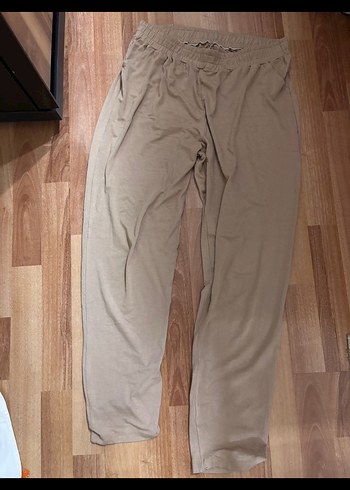 xl Beden Bej penye pantolon