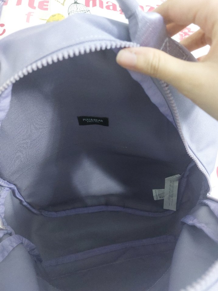 Pull&Bear - Leylak Basic Sırt Çantası - Görsel 3