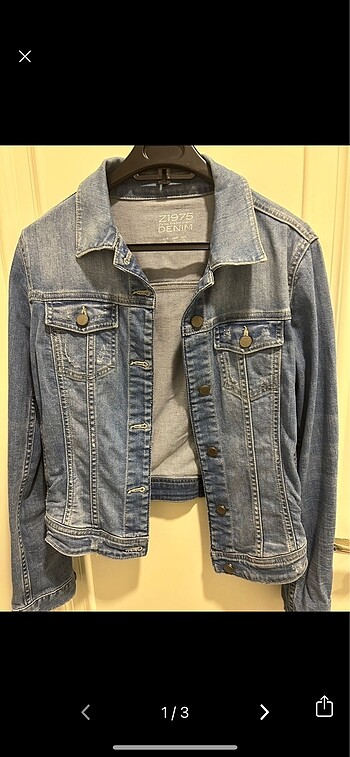 Zara jean ceket