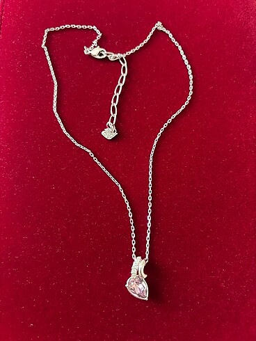 Swarovski lila taşlı kolye