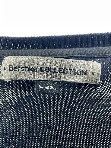 l Beden lacivert Renk Bershka Hırka %70 İndirimli.