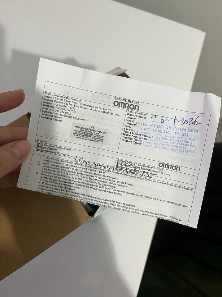 Omron M2 Basic Otomatik Tansiyon Aleti - Görsel 3