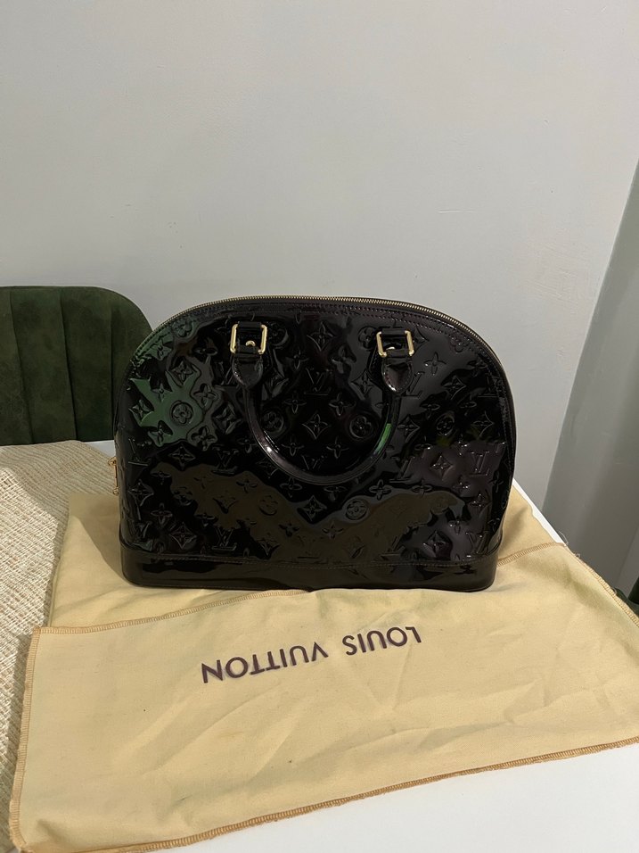 Parlak LV Kadın Deri Çanta - Görsel 2