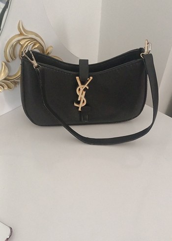 Yves Saint Laurent Klasik Elegan Siyah Deri Kadın Çanta ysl