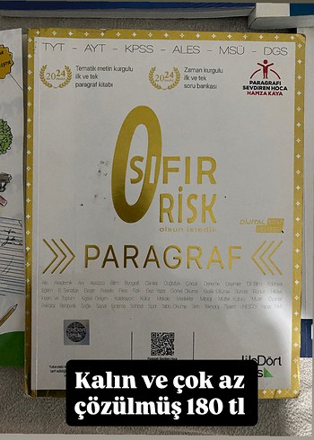 2024 Sıfır Risk Paragraf Kitabı