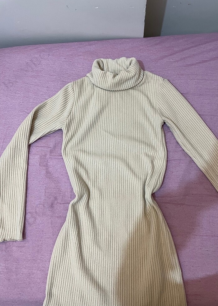 Triko mini elbise - Görsel 2