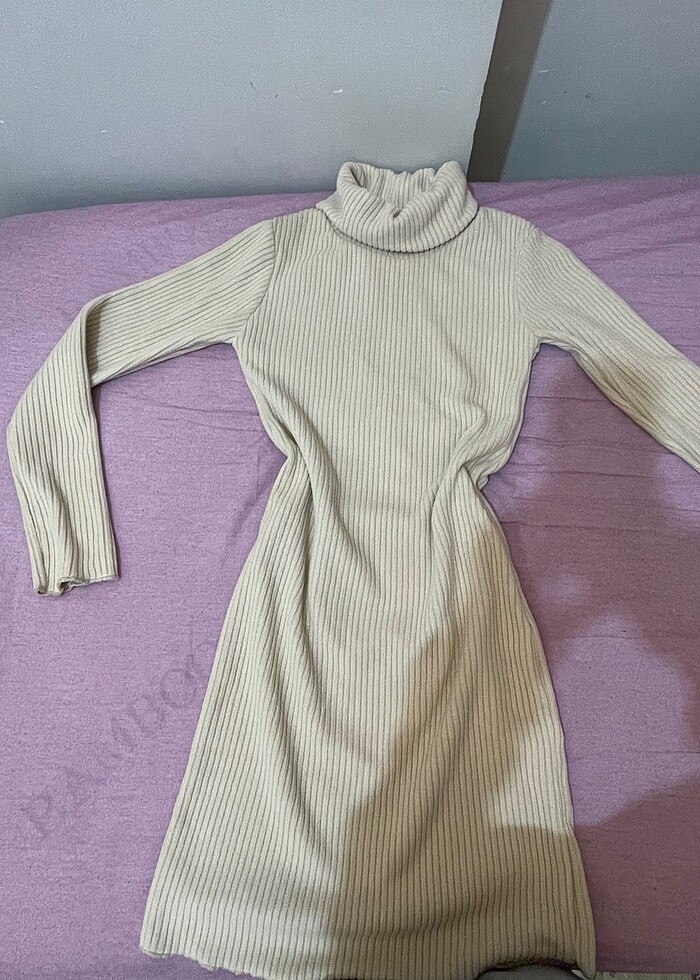 Triko mini elbise - Görsel 3