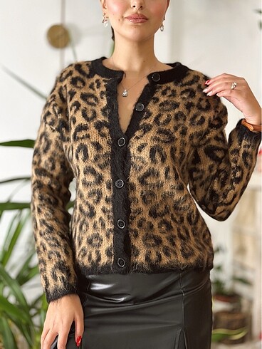 Leopar hırka