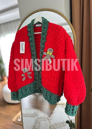 Puffy yılbaşı hırkası - Görsel 5