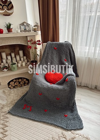 Puffy Gri Battaniye - Görsel 3