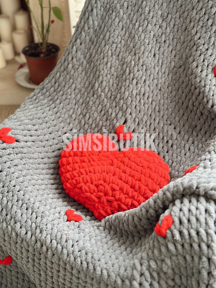 Puffy Gri Battaniye - Görsel 2